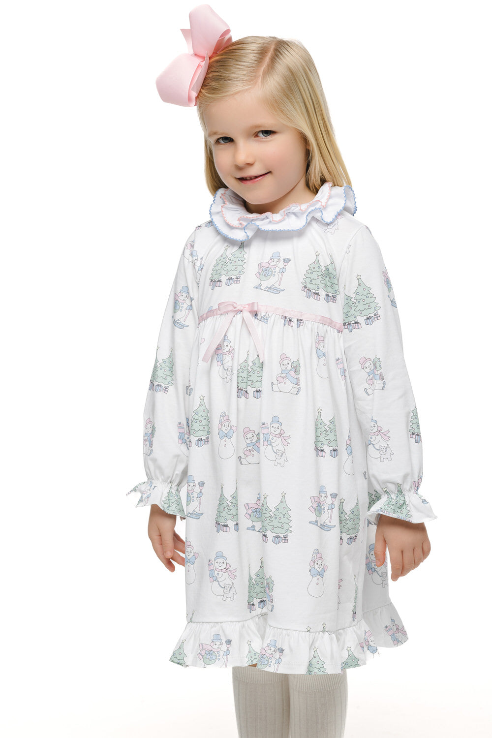 Snowman Girl Pajama