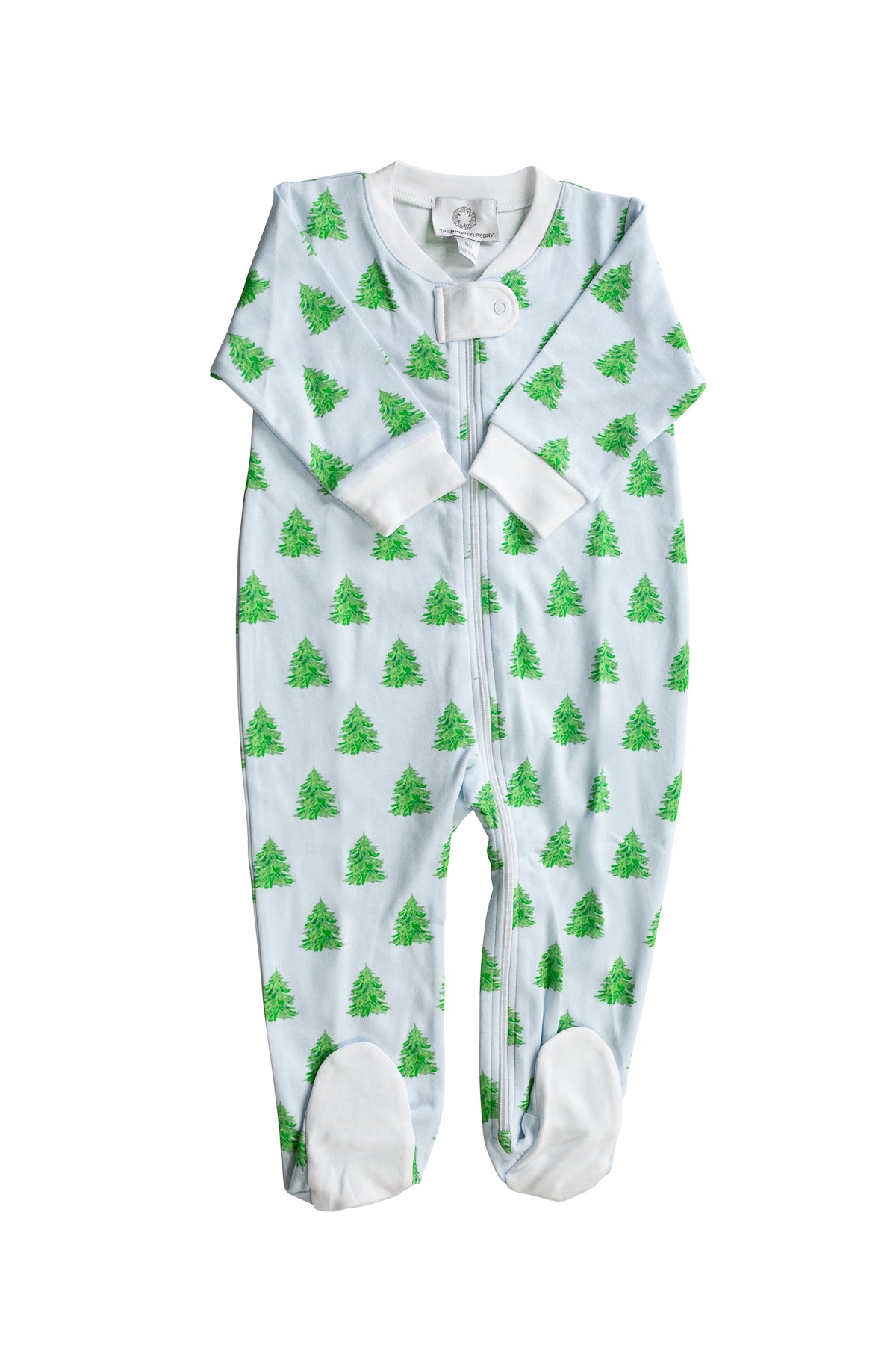 Blue Tannenbaum Zipper PJ