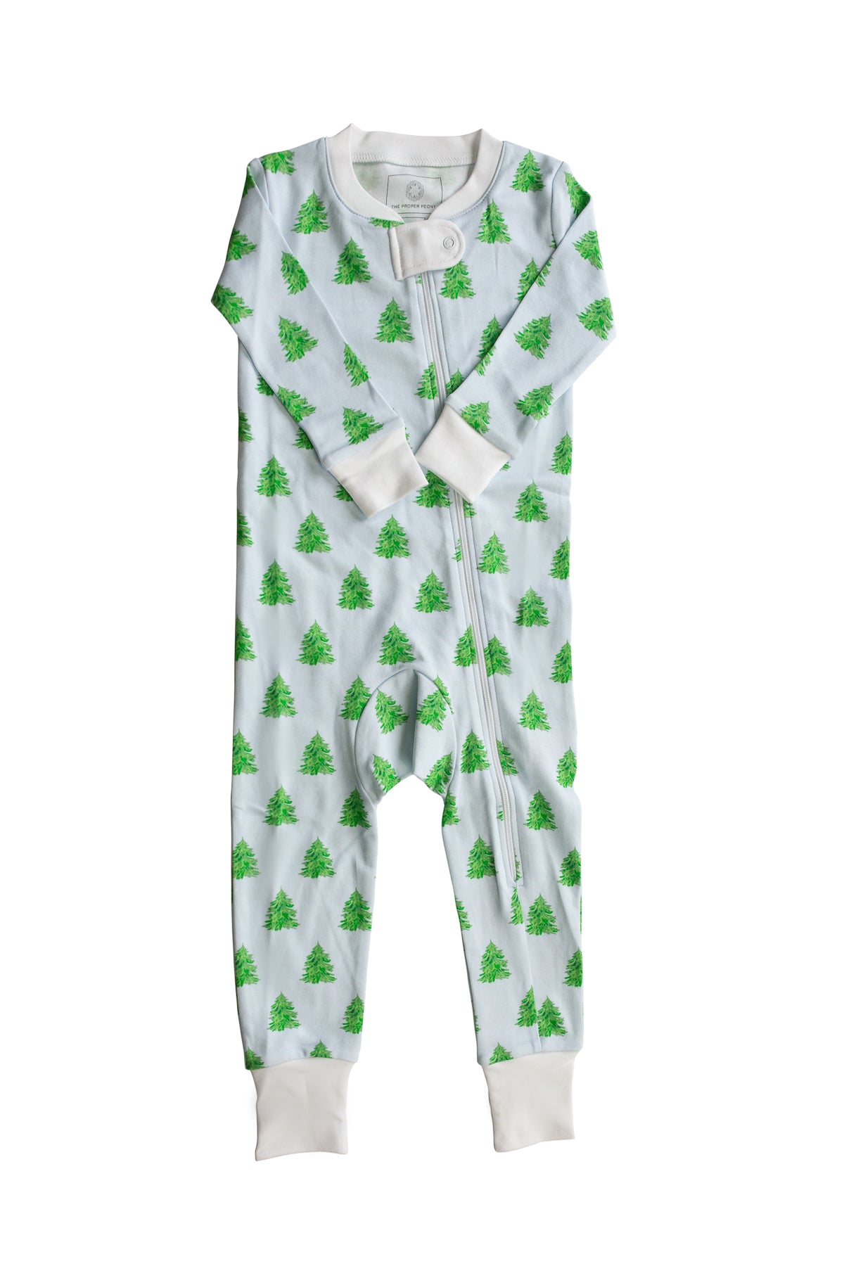 Blue Tannenbaum Zipper PJ