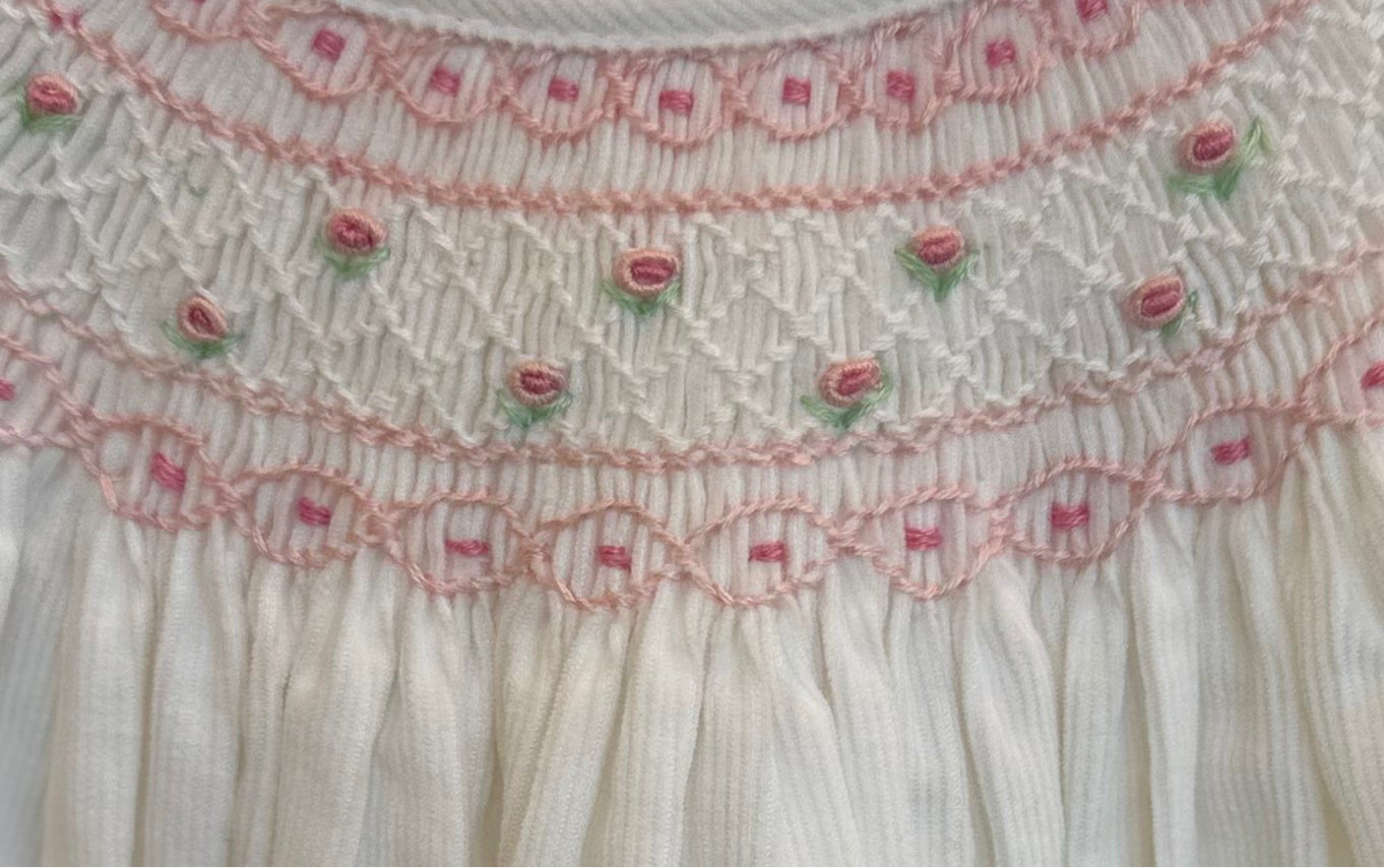 Lilly White Corduroy Bishop LS