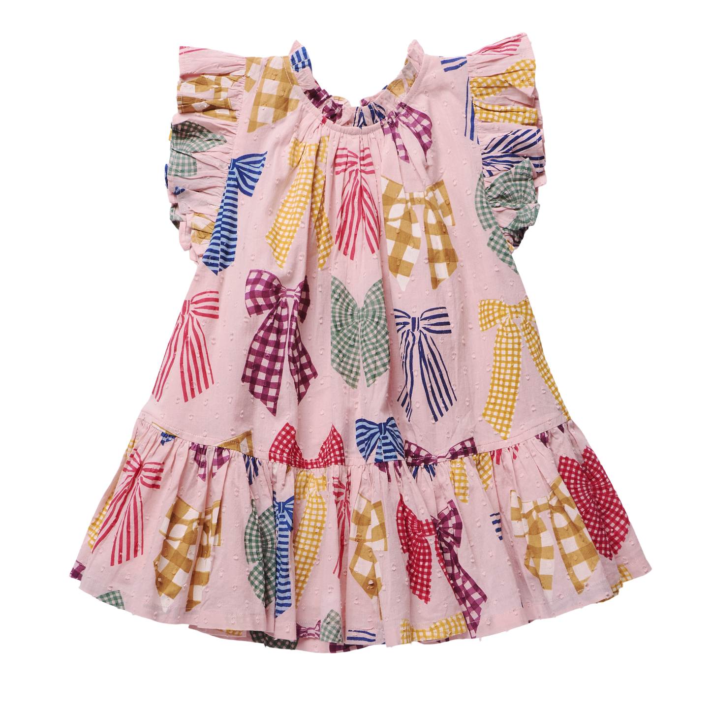 Patterned Bows Harper Dress