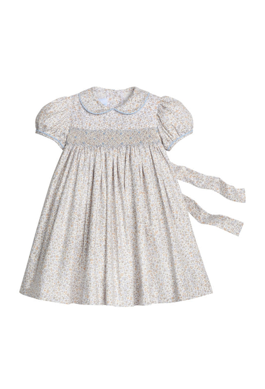 Smocked Peter Pan Dress- Winthrop Floral