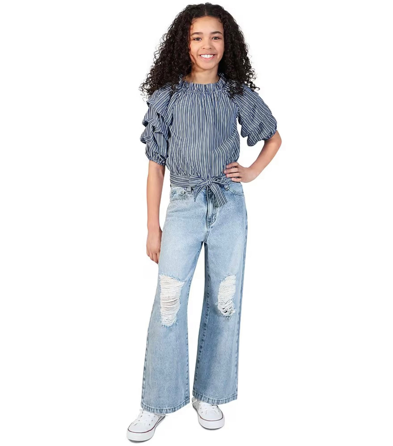 Wide Leg Boyfriend Jeans