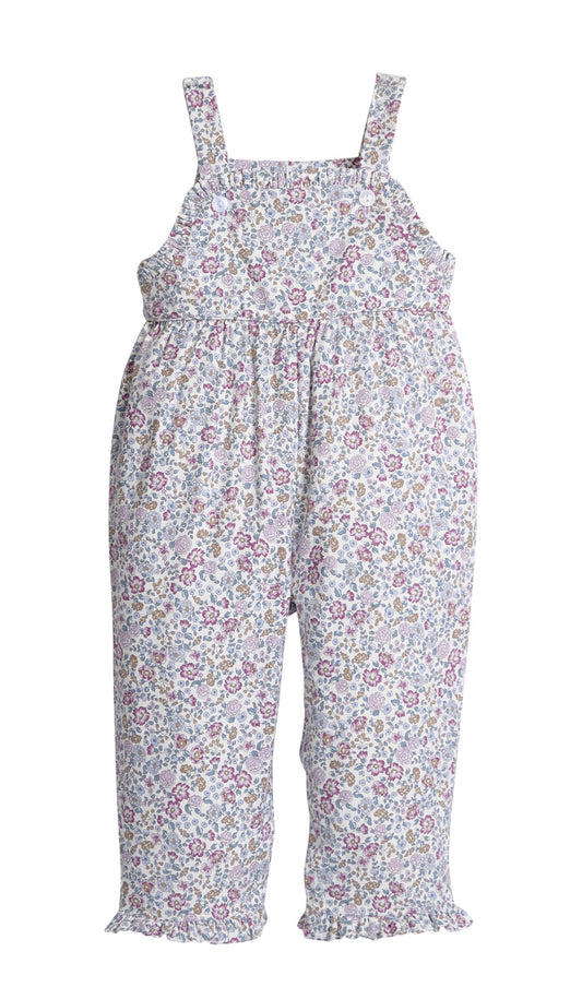 Ruffled Overall- Margaux Floral