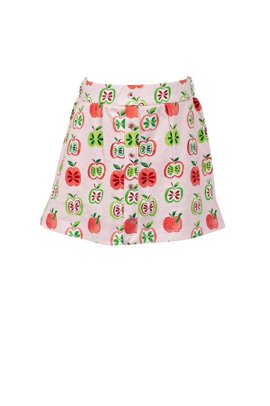 Gala Apples Button Skirt