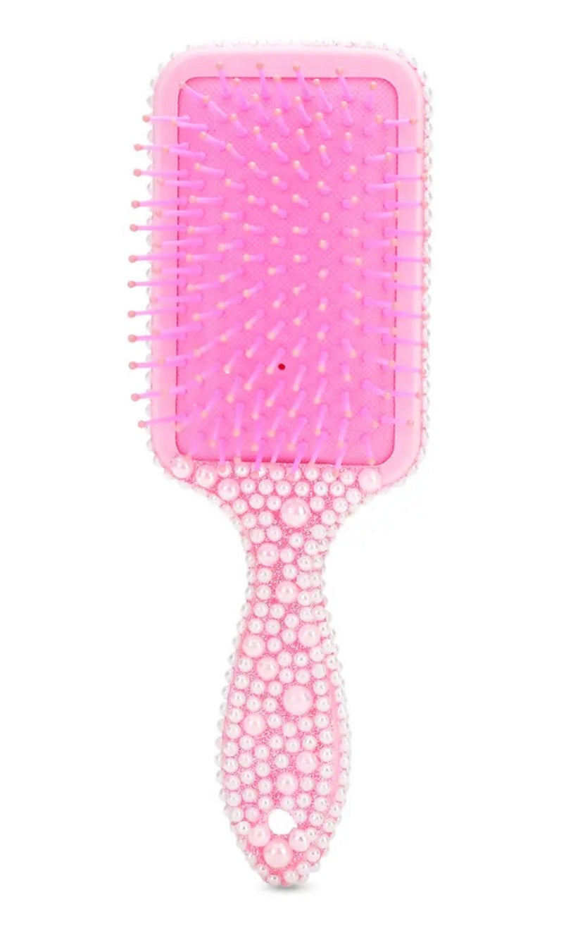 Pink Pearl Hair Brush