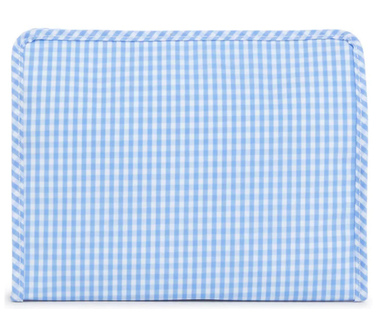 Roadie Large Pouch- Gingham Sky
