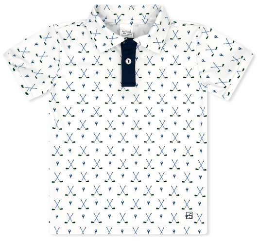 Parker Polo- Fairway Finder, Nantucket Navy