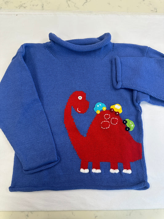 Brontosaurus W/ Crochet Cars Sweater