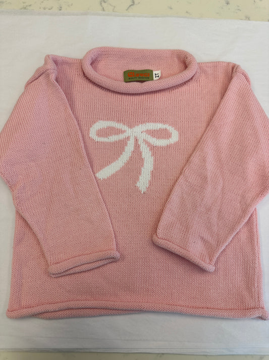 Pink Bow Sweater