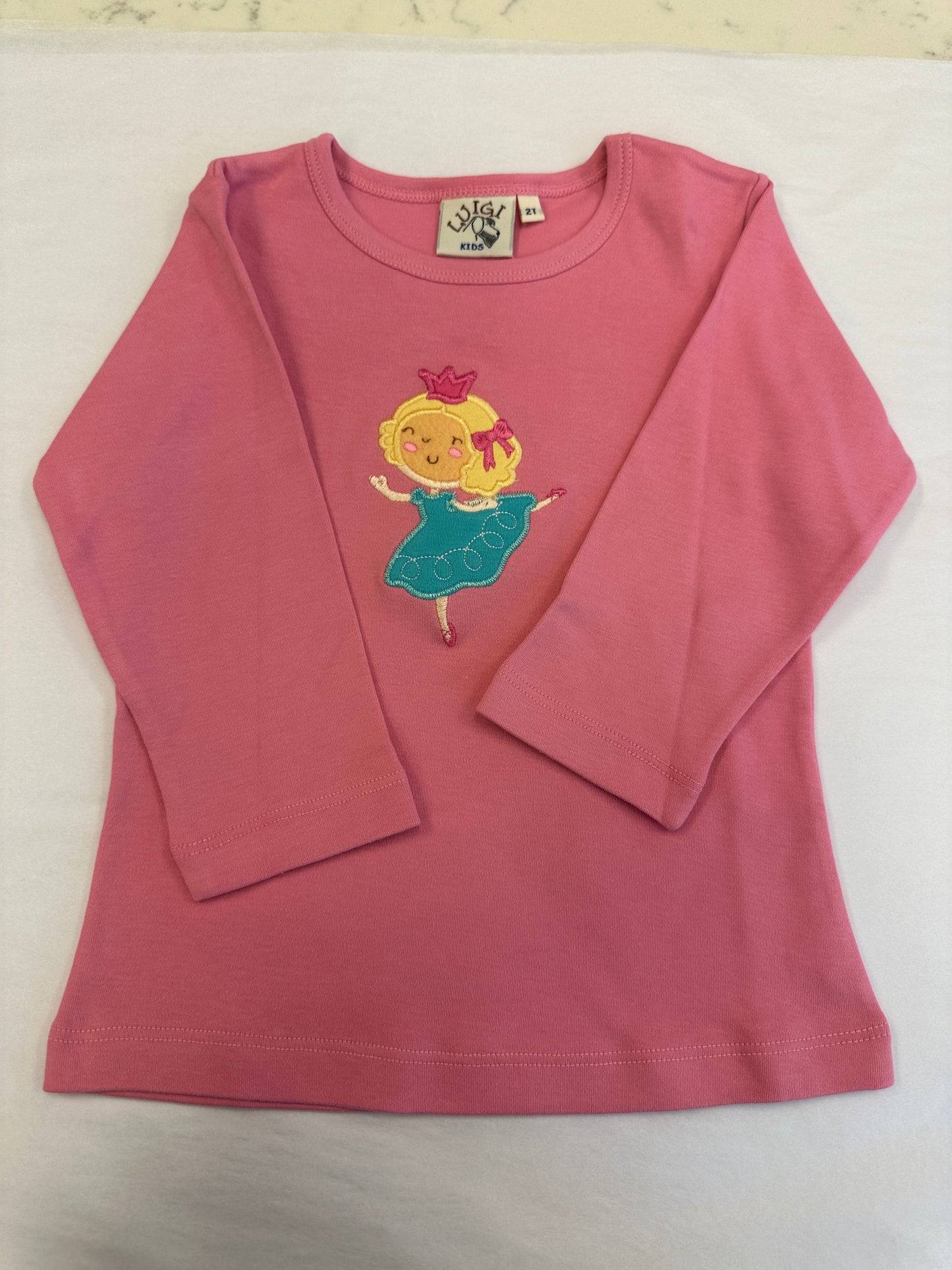 Princess W/ Bow LS T-Shirt