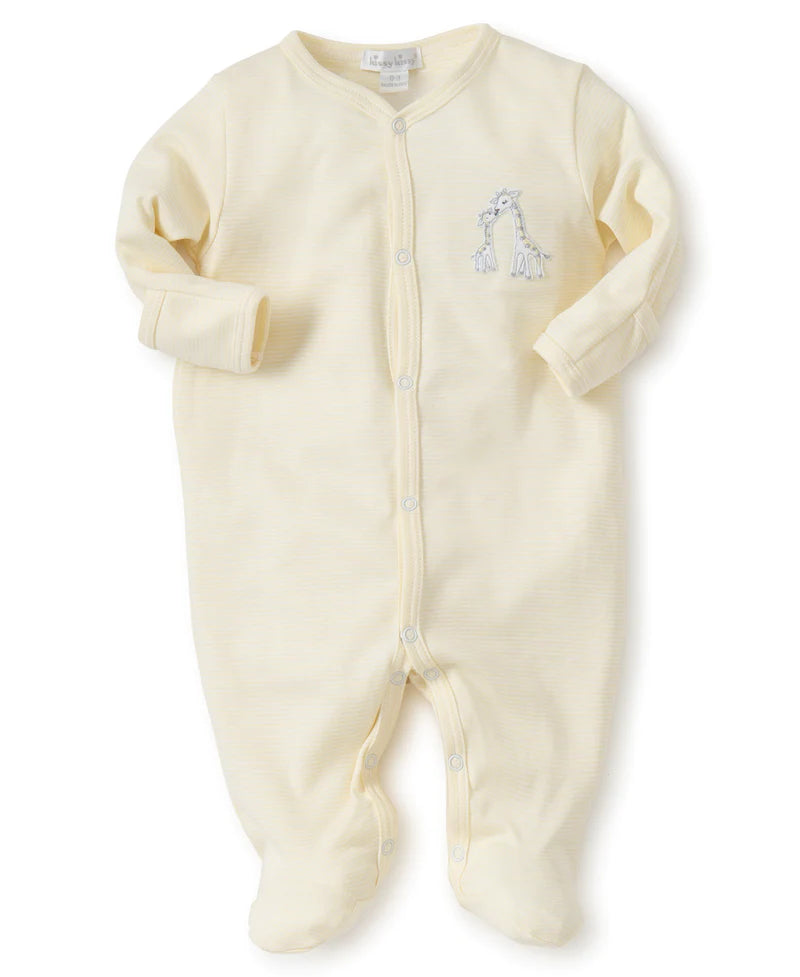 Giraffe Generations Stripe Footie