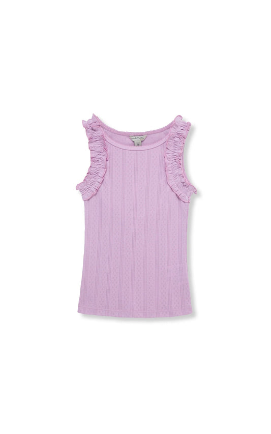 Lilac Ruched Tank Top