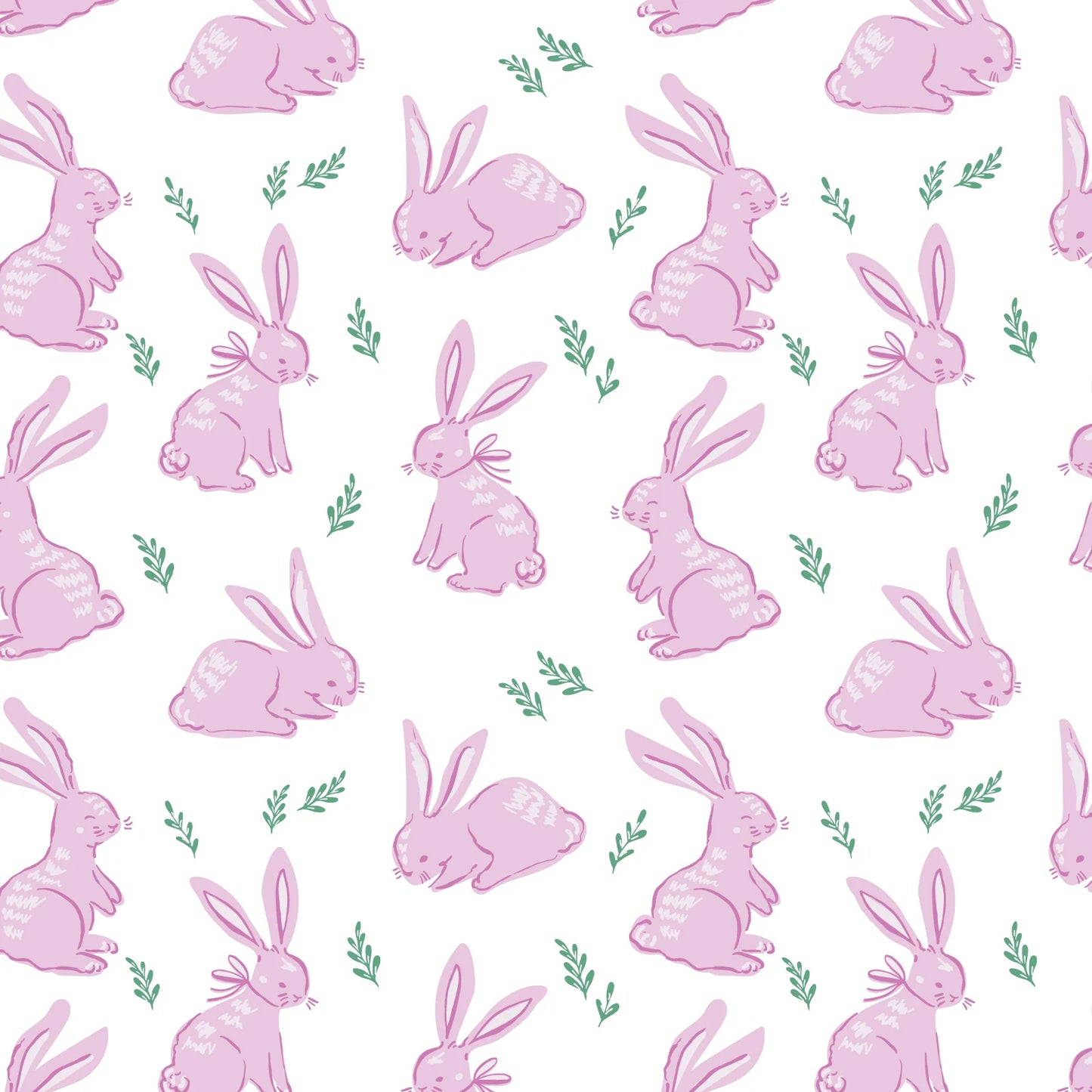 Parker Zipper Pajama Bunny Hop Pink