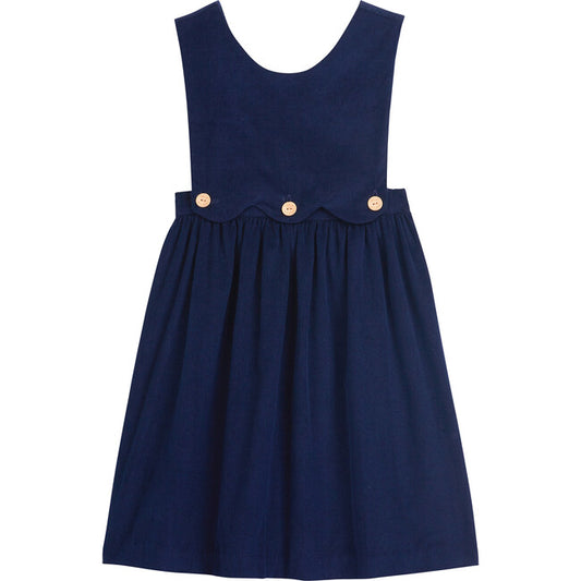 Button Panel Jumper- Navy Corduroy