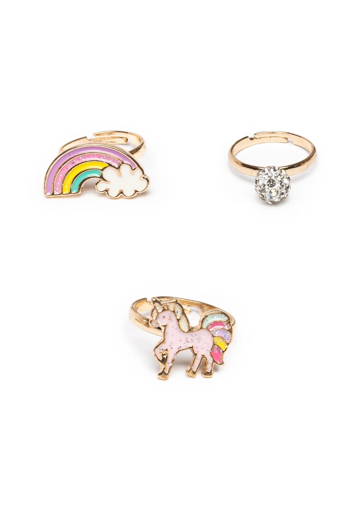 Boutique Unicorn Rainbow Ring Set