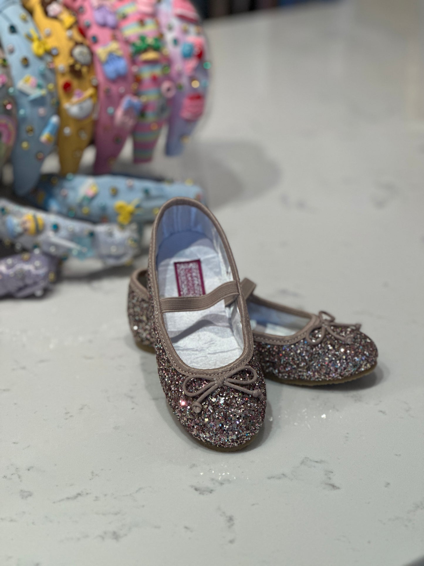 Victoria Sparkle Glitter Flat- Multicolored