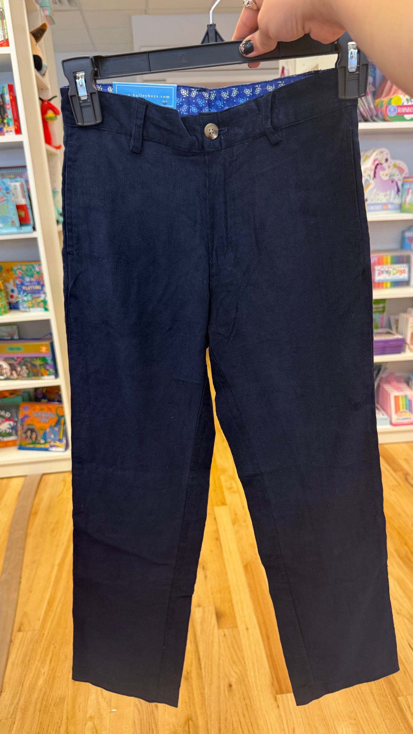 Navy Corduroy Pant