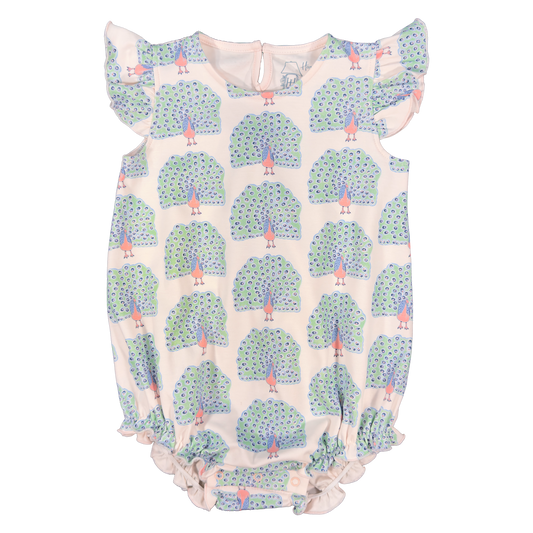 Pretentious Peacock Sleeveless Bubble