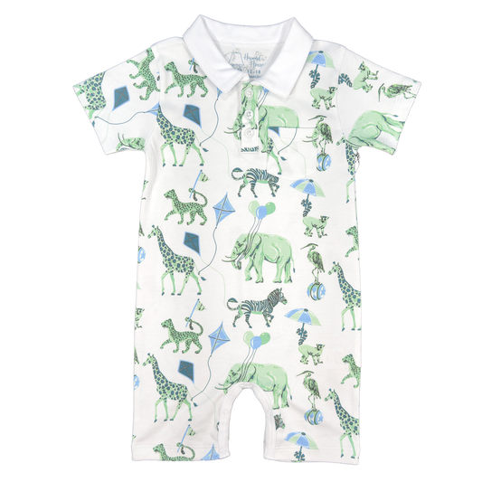 Spearmint Safari Playtime Romper