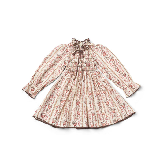 Parvati Dress in Fall Vine Print