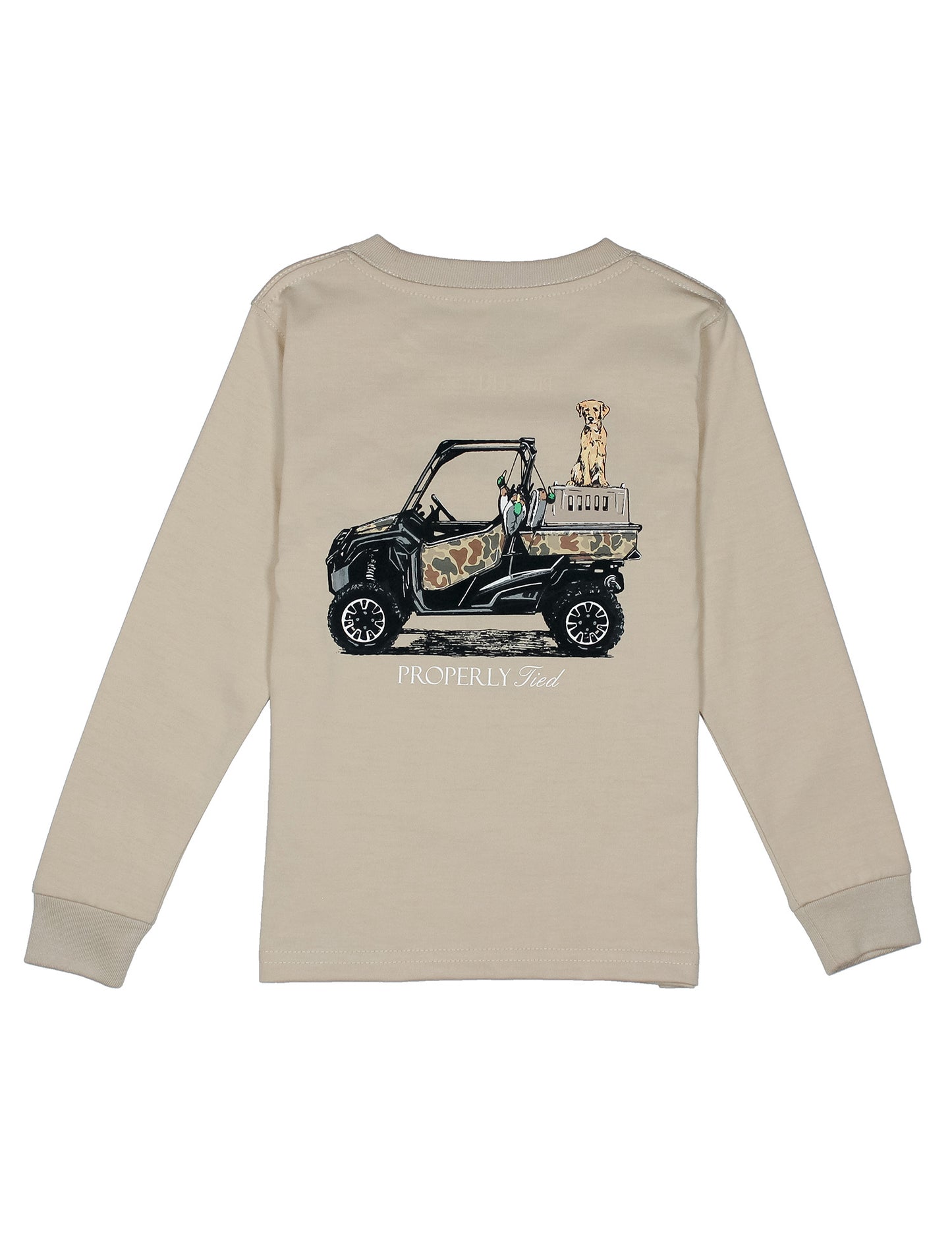 Boys Trail Tradition LS Linen T-Shirt