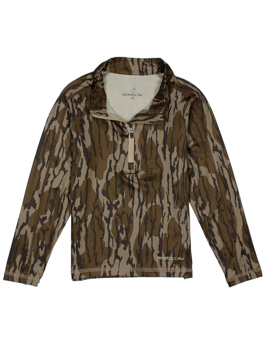 Boys Finn Pullover Mossy Oak Original Bottomland