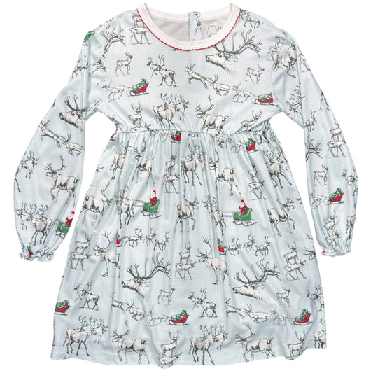 Reindeer in Training Twirling Pocket Dress