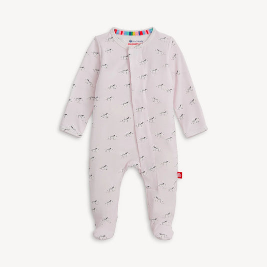 Pink Savannah Plains Modal Footie