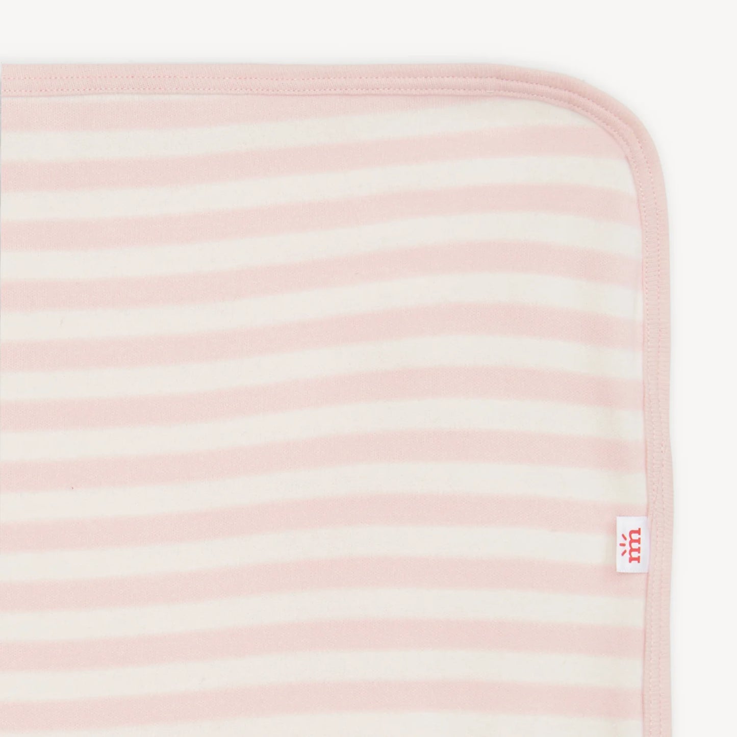 Pink Stripe Organic Cotton Baby Blanket