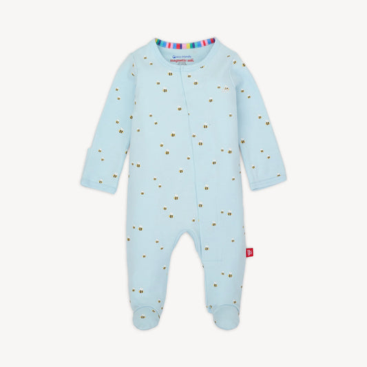 Honey Hill Organic Cotton Magnetic Footie