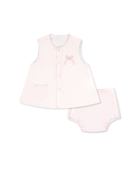 Maria Diaper Set Blessings Pink Bow