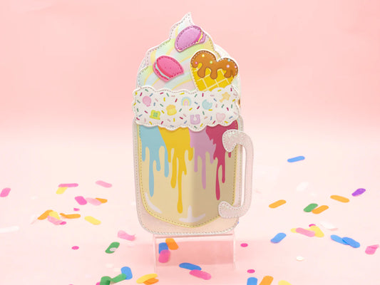 Milkshake Mug Handbag- Rainbow Sprinkles