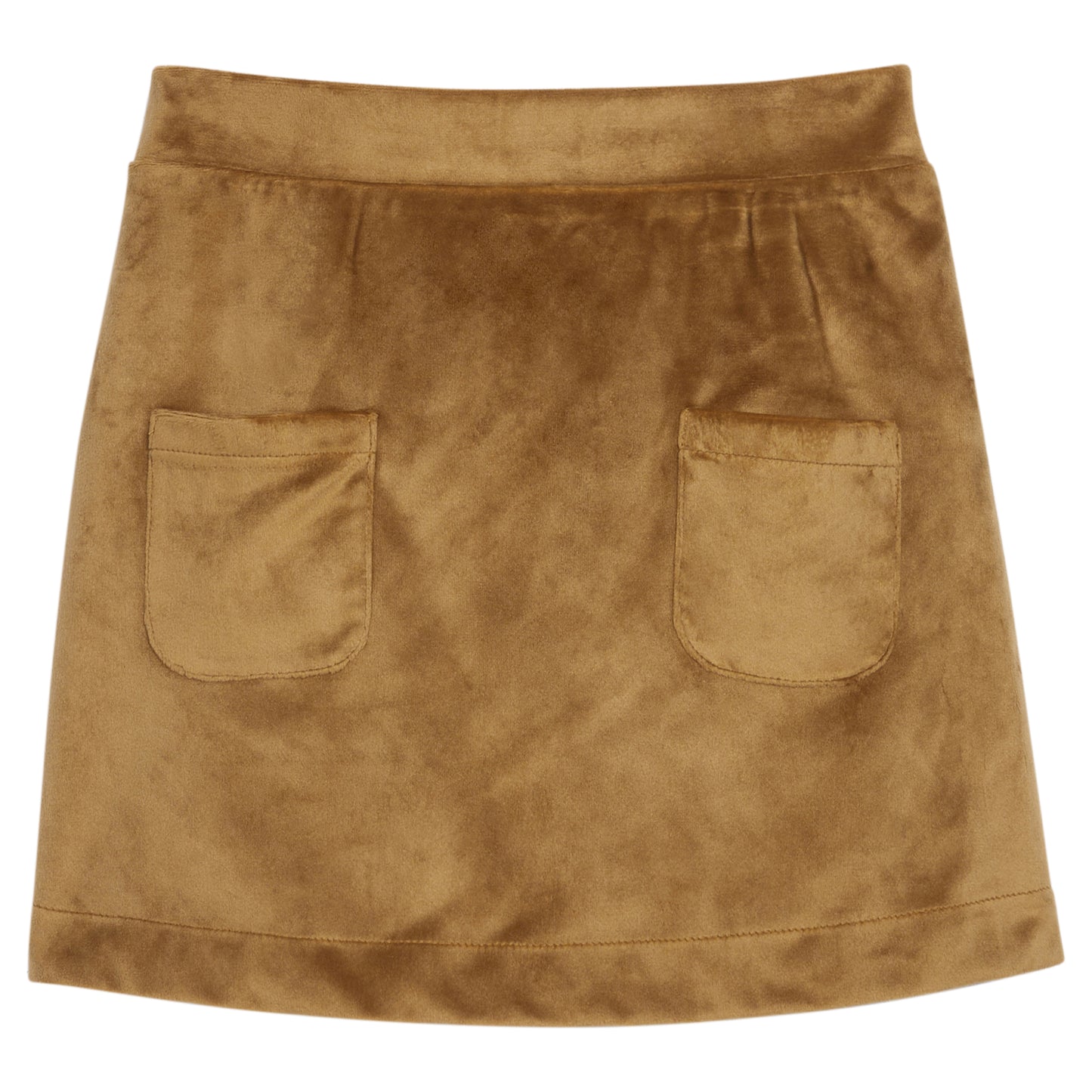 Mini Skort Brown Faux Suede