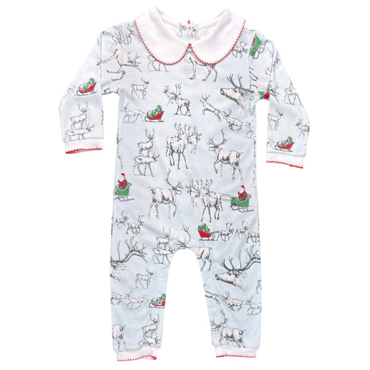 Reindeer in Training Footless Playsuit