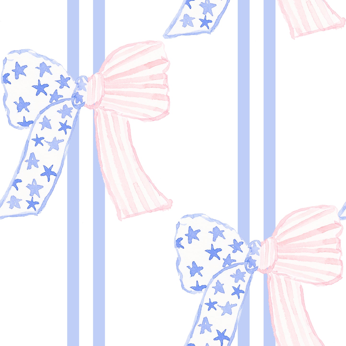 Patriotic Bow Knit Sammy Bloomer Set