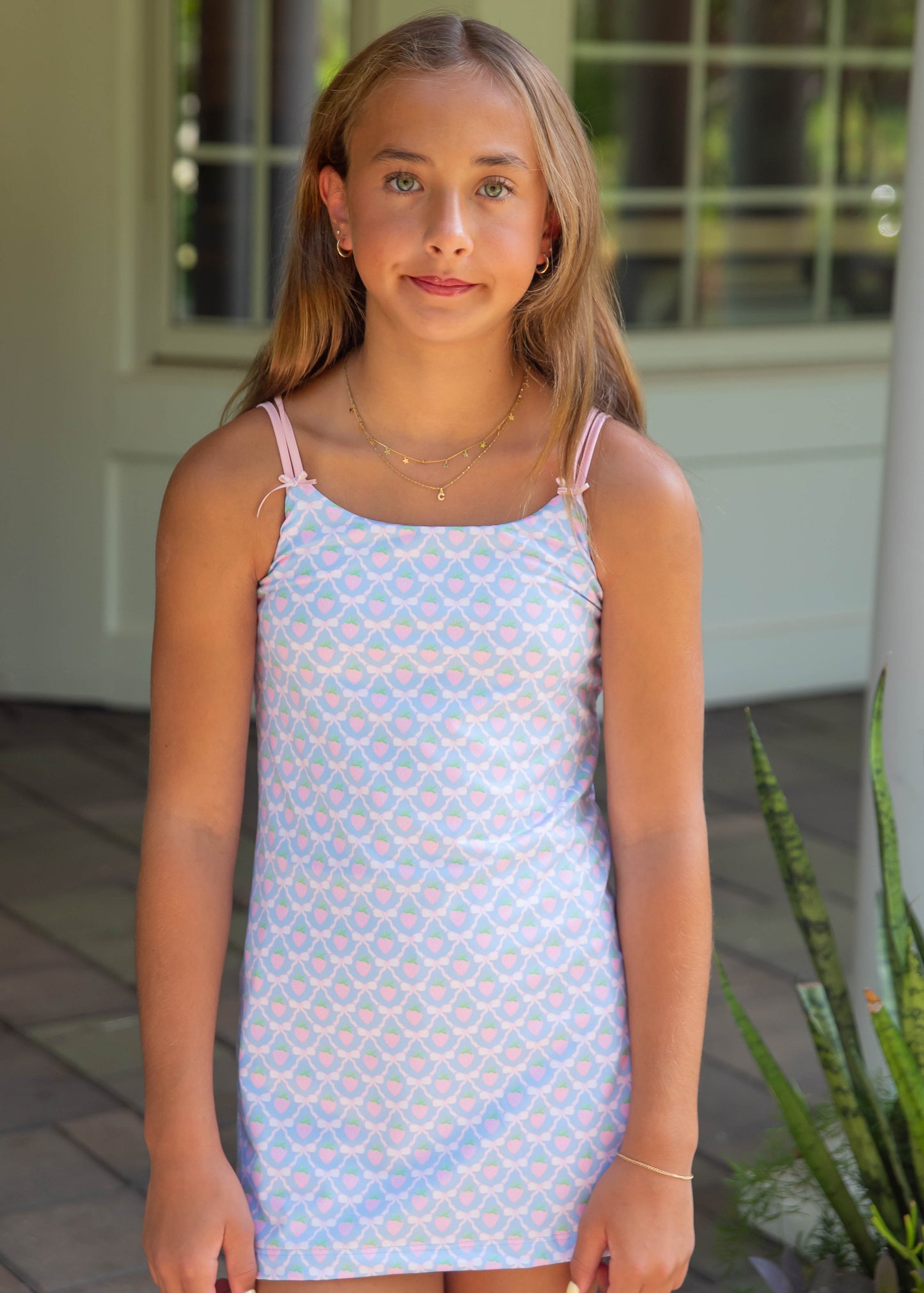 Berries and Bows Straight Dress