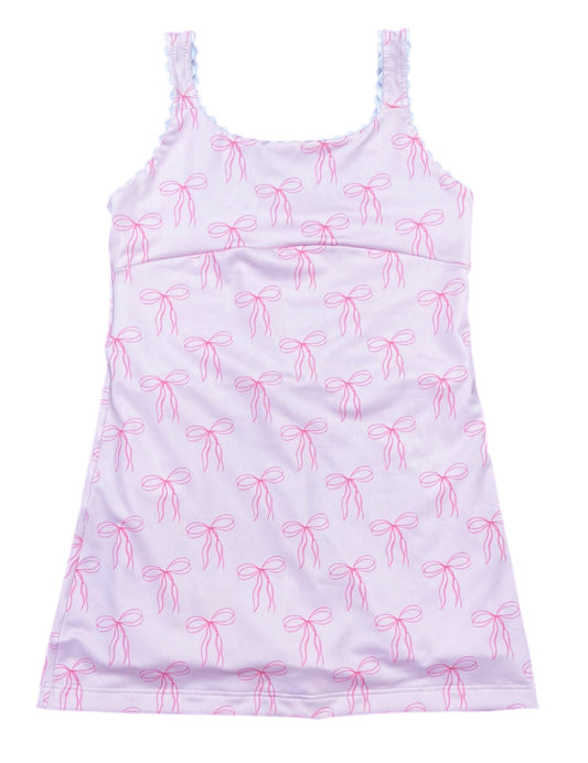 Pink Bows Straight Dress