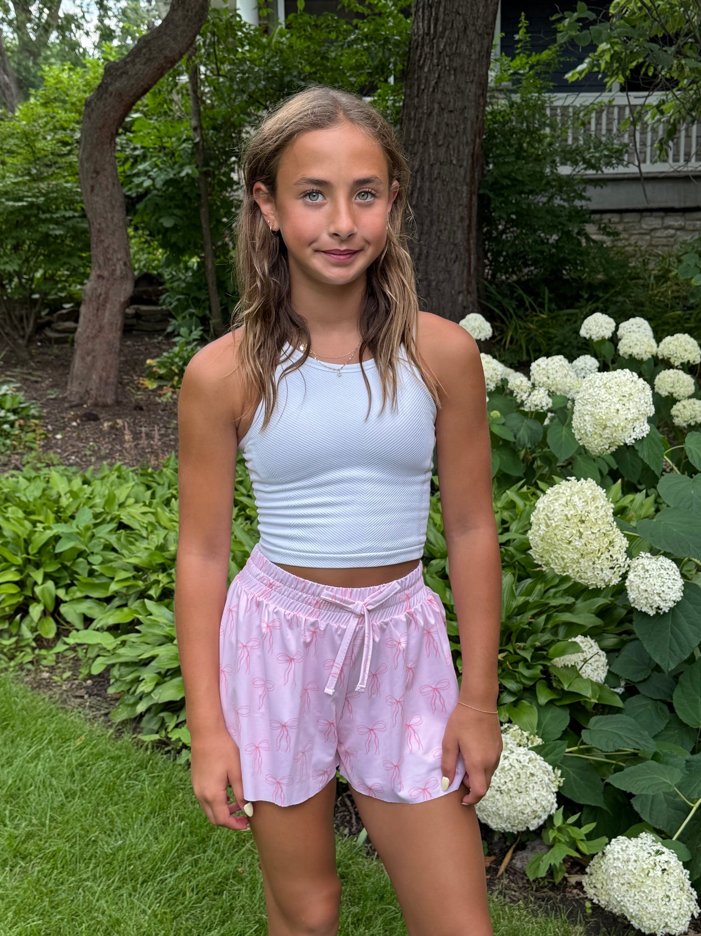 Pink Bows Butterfly Shorts