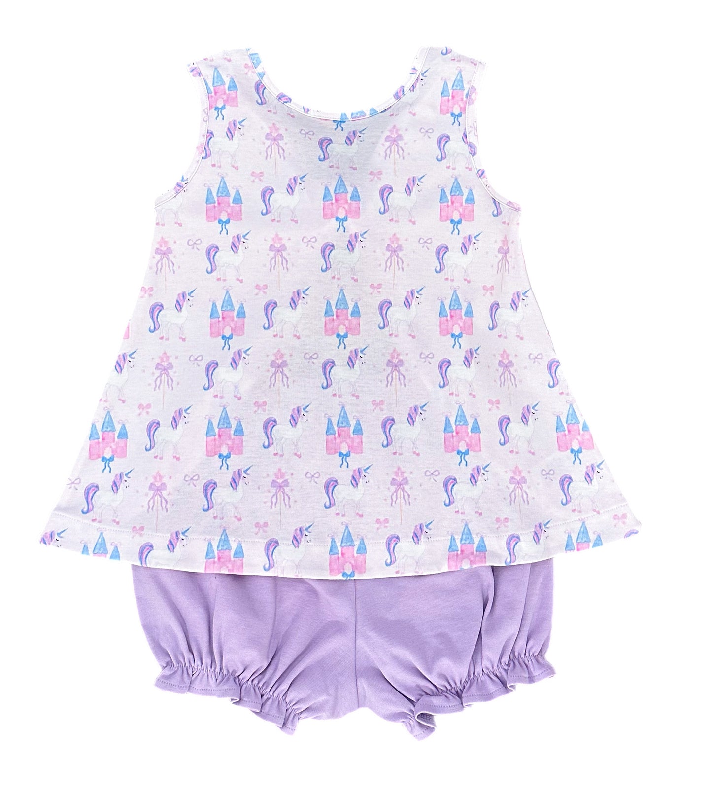 Unicorn Knit Lottie Bloomer Set