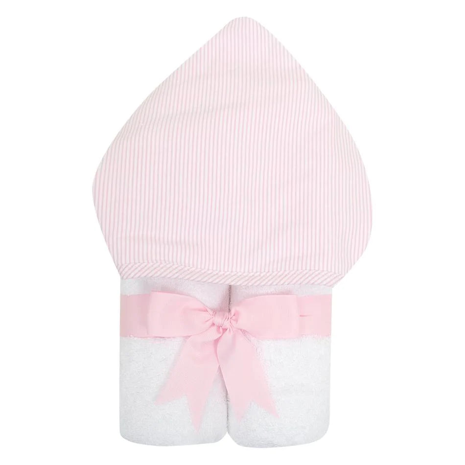 Pink Stripe Seersucker Towel