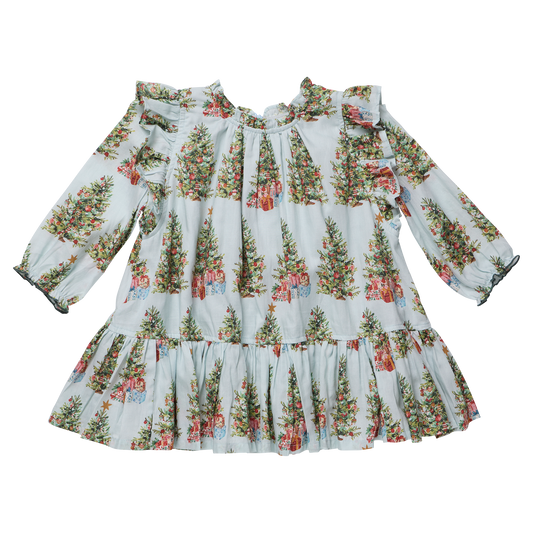Harper Dress Trees and Presents