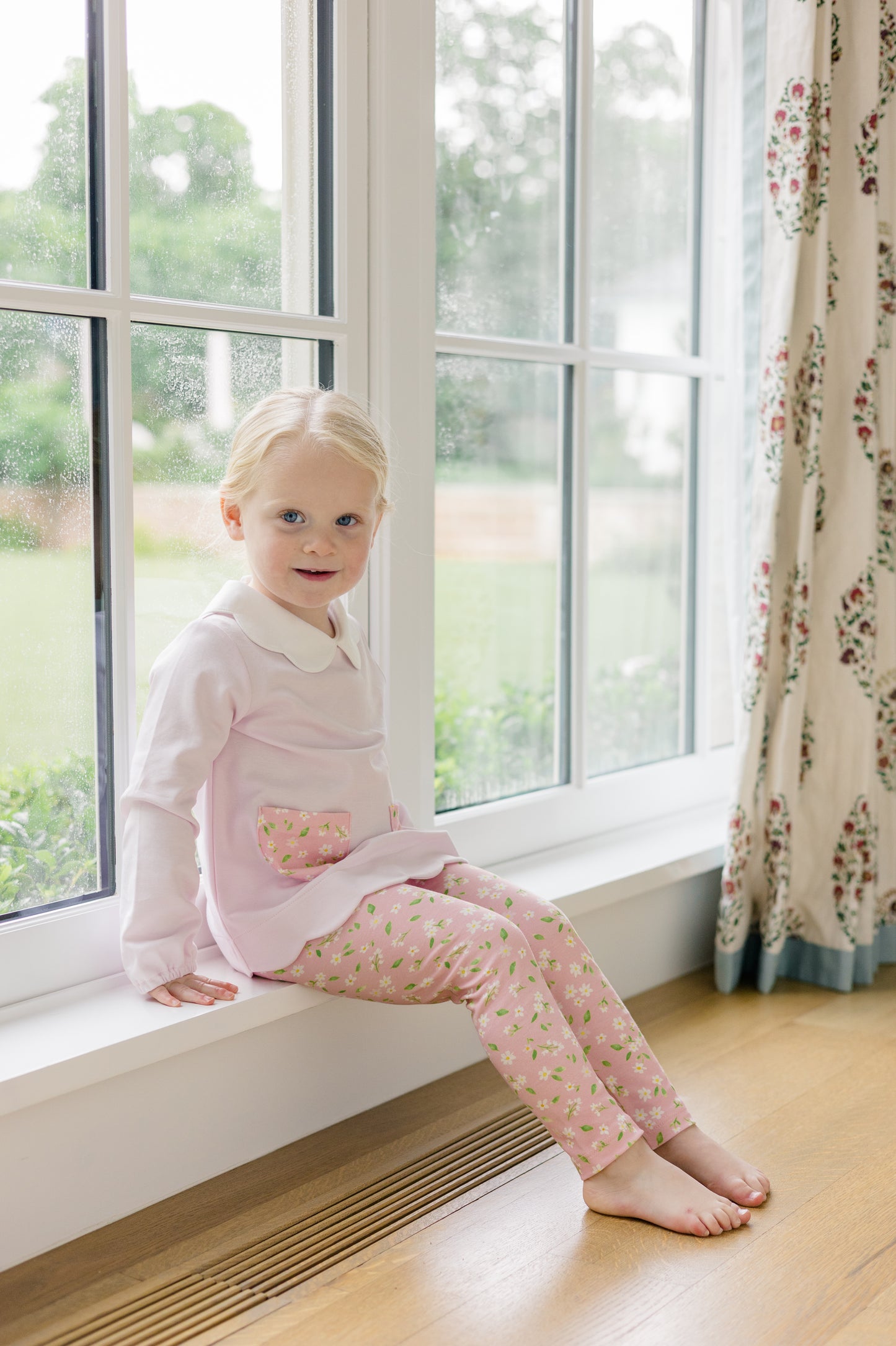 Pink Petal Tunic Set