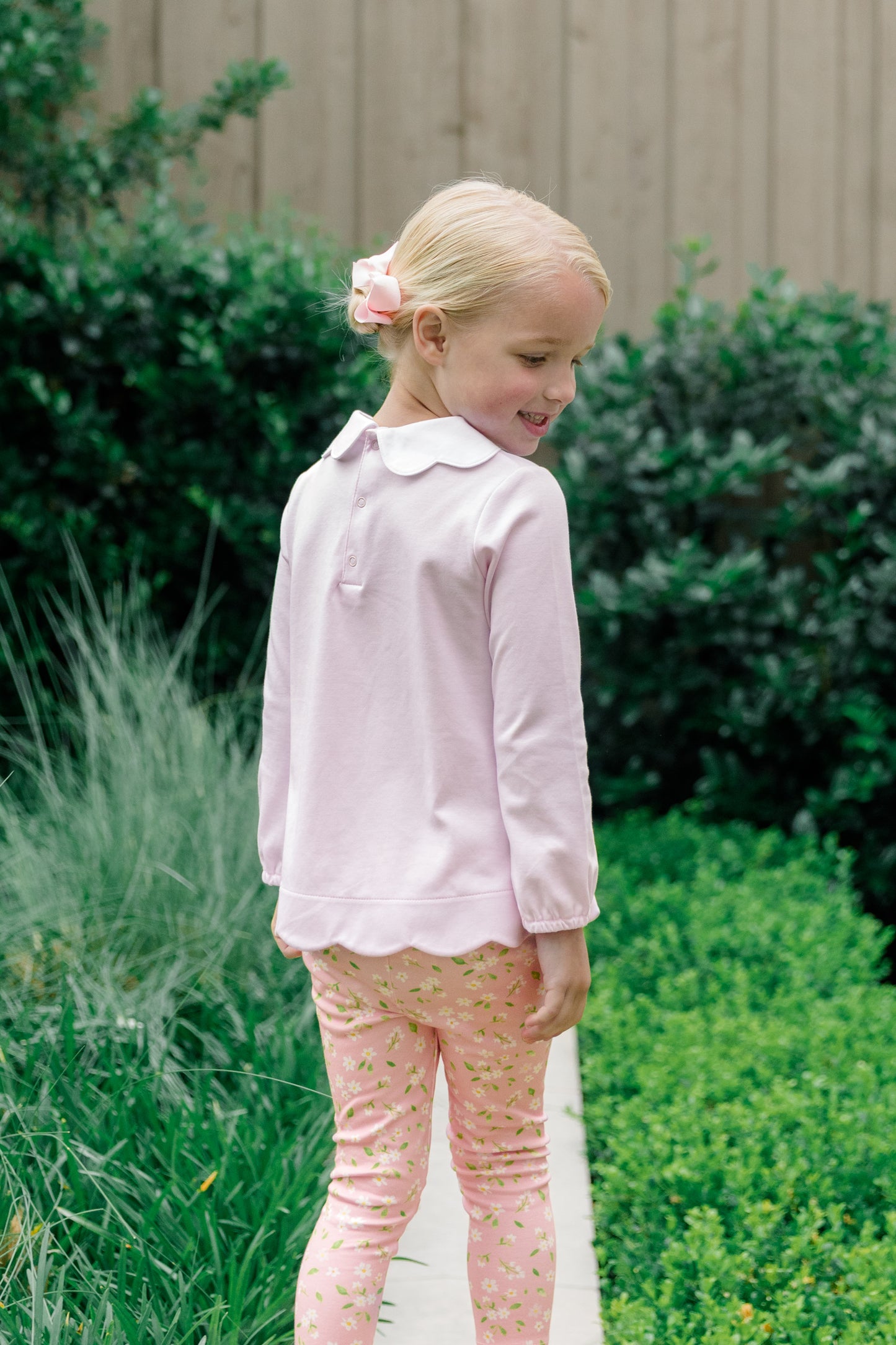 Pink Petal Tunic Set