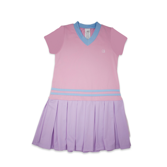 Polly Dress Pink/Lavender/Blue