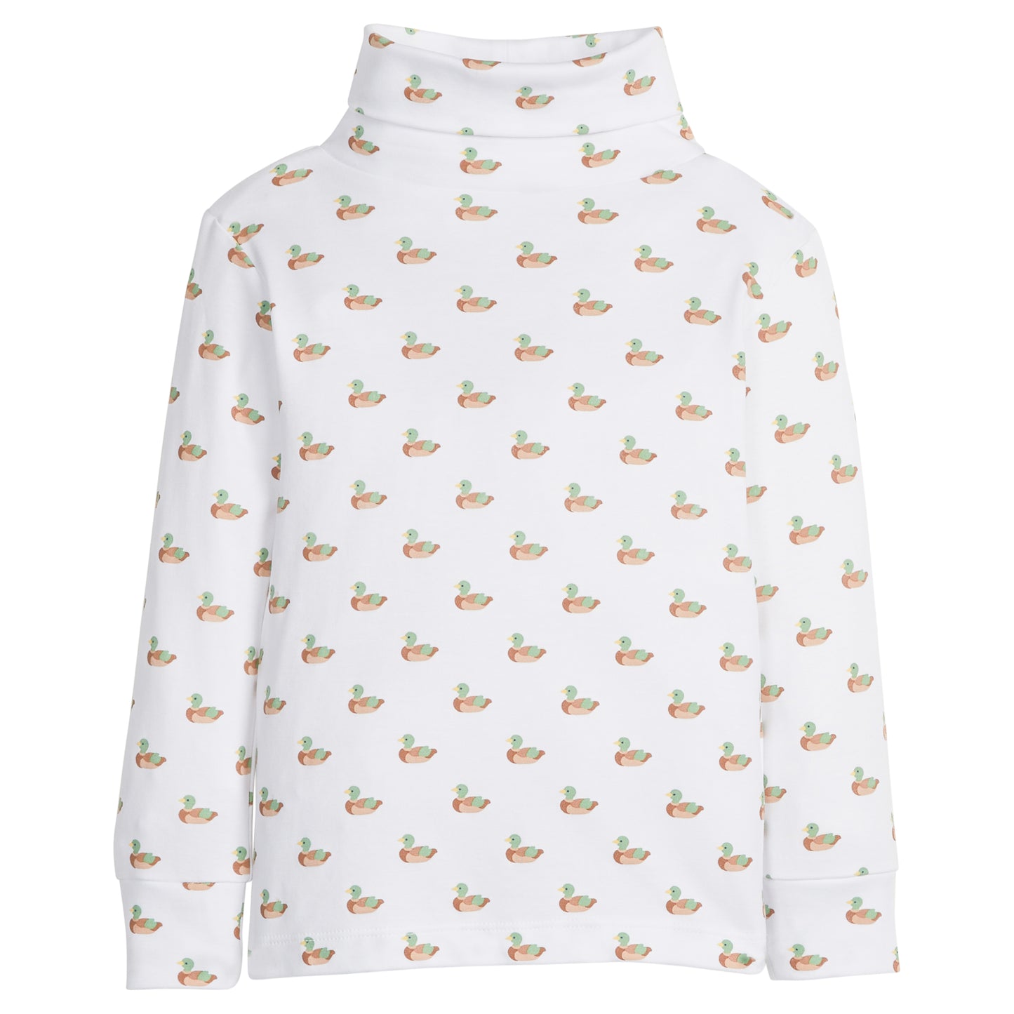 Printed Turtleneck - Mallard