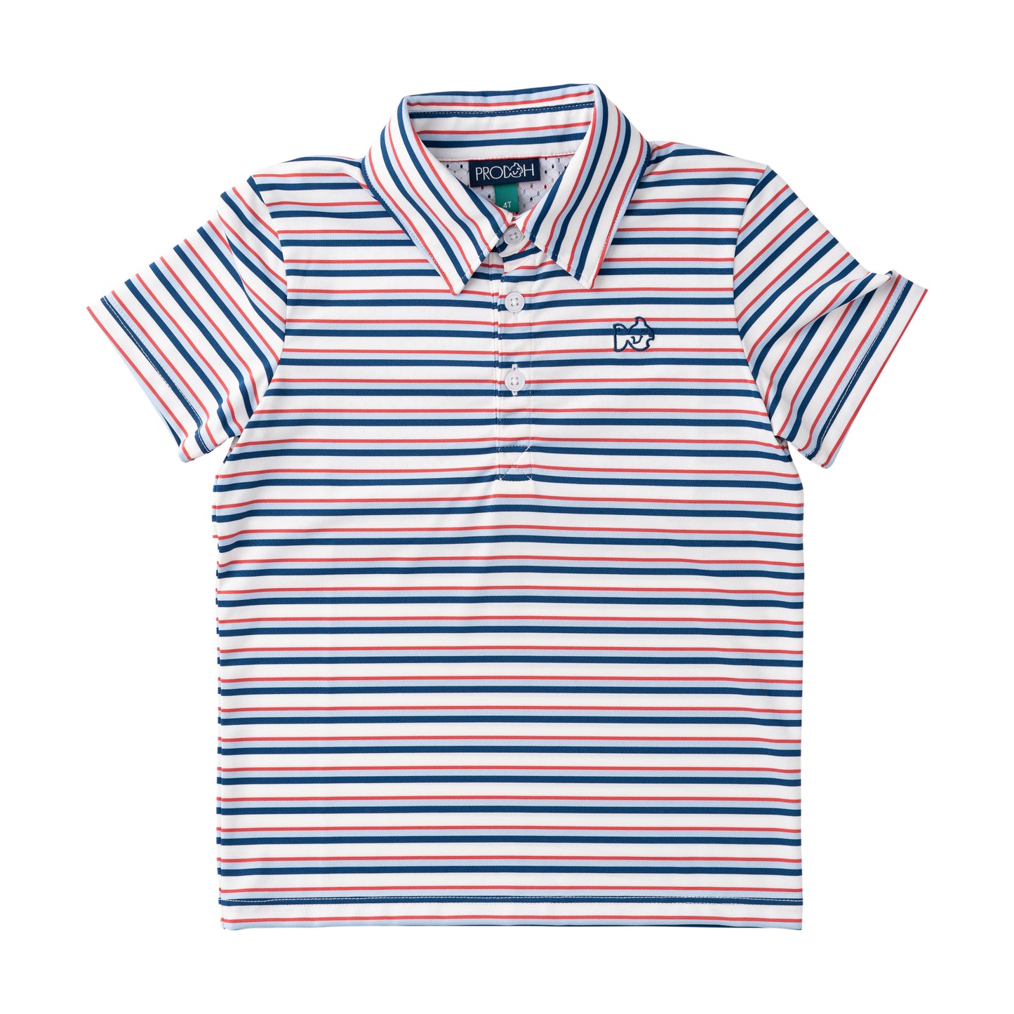 Independence Day Stripe Short Sleeve Pro Performance Polo