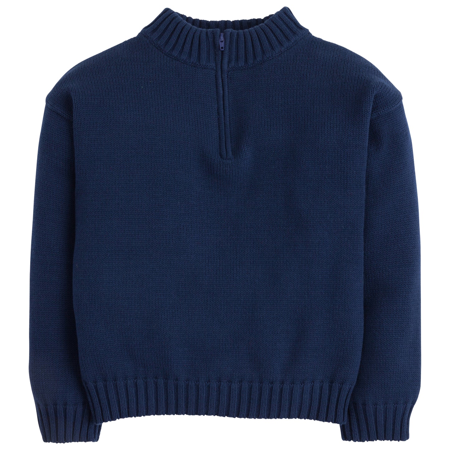 Quarter Zip Navy Sweater