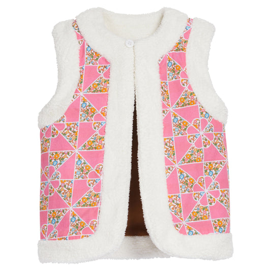 Reversible Vest Petersham Patchwork