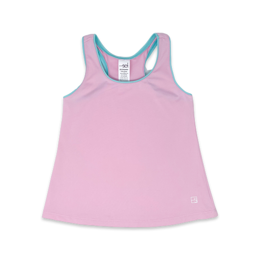 Riley Tank - Cotton Candy Pink, Mint